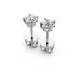 0.5ct Round 4 Prong Basket Studs - Laboratory Grown Diamond