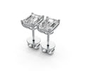2ct Emerald 4 Prong Basket Studs - Laboratory Grown Diamond