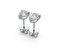 1ct Pear 3 Prong Basket Studs - Laboratory Grown Diamond
