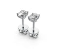 0.5ct Oval 4 Prong Basket Studs - Laboratory Grown Diamond