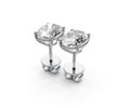 2ct Oval 4 Prong Basket Studs - Laboratory Grown Diamond
