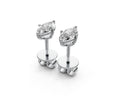 0.5ct Marquise 4 Prong Basket Studs - Laboratory Grown Diamond