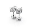 1.5ct Marquise 4 Prong Basket Studs - Laboratory Grown Diamond