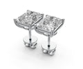 3ct Radiant 4 Prong Basket Studs - Laboratory Grown Diamond
