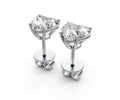 1.5ct Heart 5 Prong Basket Studs - Laboratory Grown Diamond