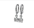 0.008ct Round Drop Lever Back Studs - Laboratory Grown Diamond