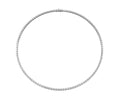 11.7ct Emerald Diamond Tennis Necklace - Laboratory Grown Diamond