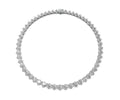 70.6ct Round Diamond Tennis Necklace with 2ct Centre - Laboratory Grown Diamond