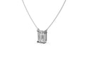 1ct Emerald Solitaire Diamond Pendant - Laboratory Grown Diamond