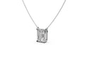 1.5ct Emerald Solitaire Diamond Pendant - Laboratory Grown Diamond