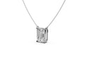 2ct Emerald Solitaire Diamond Pendant - Laboratory Grown Diamond