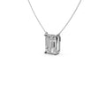 2.5ct Emerald Solitaire Diamond Pendant - Laboratory Grown Diamond
