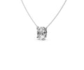 1ct Oval Solitaire Diamond Pendant - Laboratory Grown Diamond