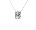 2.5ct Oval Solitaire Diamond Pendant - Laboratory Grown Diamond