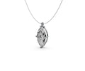 2ct Marquise Solitaire Diamond Pendant - Laboratory Grown Diamond