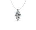 2.5ct Marquise Solitaire Diamond Pendant - Laboratory Grown Diamond