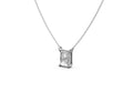 0.5ct Radiant Solitaire Diamond Pendant - Laboratory Grown Diamond