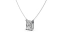 1.5ct Radiant Solitaire Diamond Pendant - Laboratory Grown Diamond