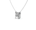 2ct Radiant Solitaire Diamond Pendant - Laboratory Grown Diamond