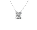 2.5ct Radiant Solitaire Diamond Pendant - Laboratory Grown Diamond