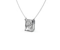 3ct Radiant Solitaire Diamond Pendant - Laboratory Grown Diamond