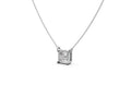 0.5ct Asscher Solitaire Diamond Pendant - Laboratory Grown Diamond