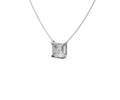 1ct Asscher Solitaire Diamond Pendant - Laboratory Grown Diamond