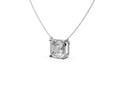 2.5ct Asscher Solitaire Diamond Pendant - Laboratory Grown Diamond