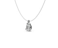 0.5ct Pear Solitaire Diamond Pendant - Laboratory Grown Diamond