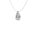 1.5ct Pear Solitaire Diamond Pendant - Laboratory Grown Diamond