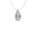 3ct Pear Solitaire Diamond Pendant - Laboratory Grown Diamond