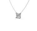 1ct Princess Solitaire Diamond Pendant - Laboratory Grown Diamond