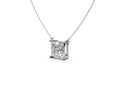 1.5ct Princess Solitaire Diamond Pendant - Laboratory Grown Diamond