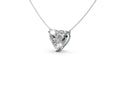 3ct Heart Solitaire Diamond Pendant - Laboratory Grown Diamond