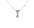 1ct Heart & Pear Two-Stone Diamond Pendant - Laboratory Grown Diamond