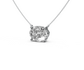 2ct Oval Solitaire Diamond Pendant - Laboratory Grown Diamond