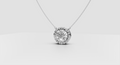 2.144ct Round & Round Two-Stone Diamond Pendant - Laboratory Grown Diamond