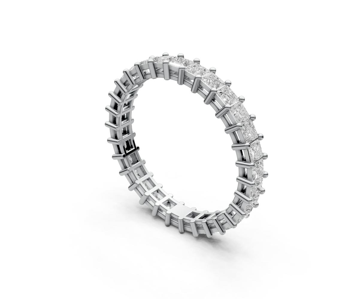 0.05ct Princess Eternity Ring
