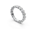 0.15ct Horizontal Emerald Eternity Ring