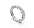 0.2ct Horizontal Emerald Eternity Ring