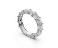 0.25ct Horizontal Emerald Eternity Ring