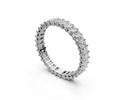0.05ct Vertical Emerald Eternity Ring