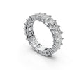 0.25ct Vertical Emerald Eternity Ring