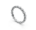 0.05ct Back - Back Pear Eternity Ring