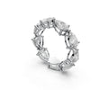 0.5ct Back - Back Pear Eternity Ring