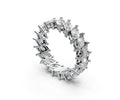 0.15ct Diagonal Marquise Eternity Ring