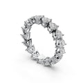 0.15ct Back - Back Heart Eternity Ring