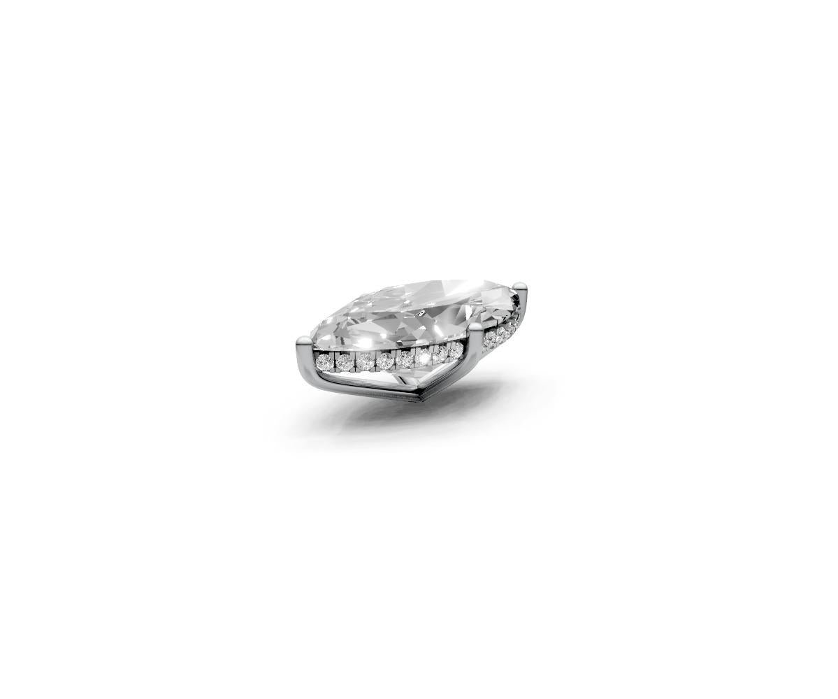 Marquise 7ct Centre Setting with Hidden Halo