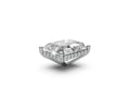 Radiant 5ct Centre Setting with Hidden Halo