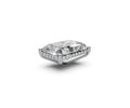 Radiant 7ct Centre Setting with Hidden Halo